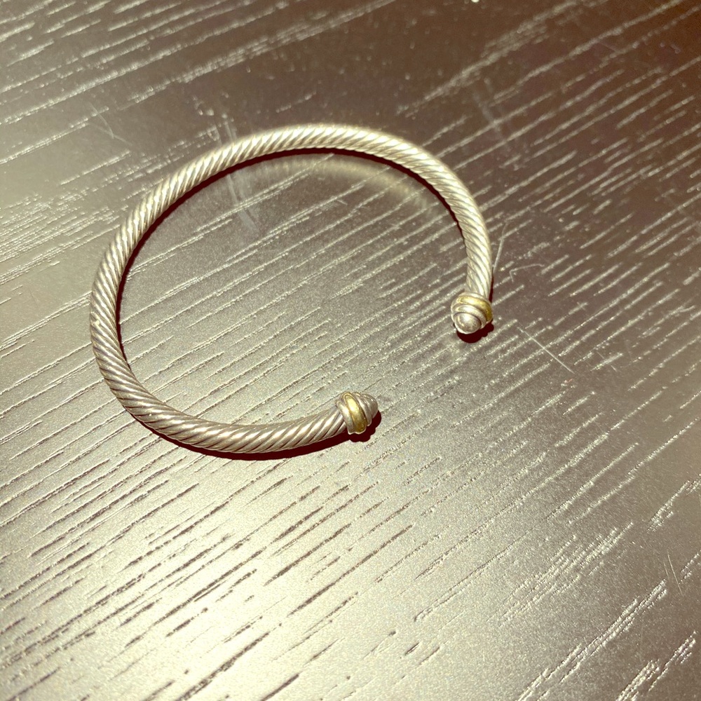 David Yurman AUTHENTIC Silver and Gold Bracelet
